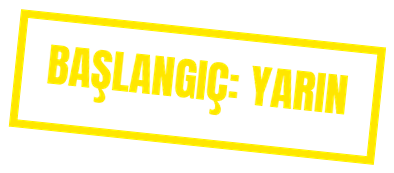 Başlangıç tarihi: yarın damgası